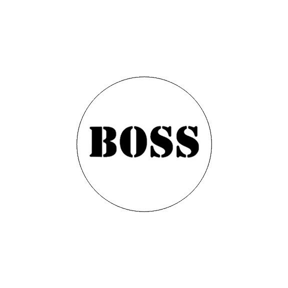 BOSS (jelvény, 2,5 cm) BOSS (jelvény, 2,5 cm)