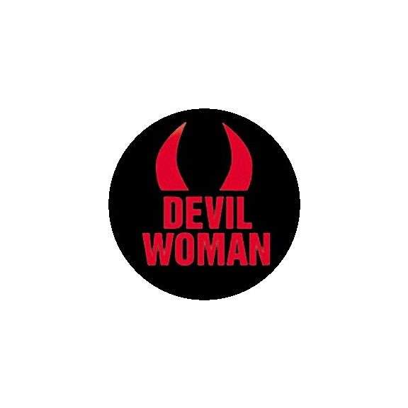 DEVIL WOMAN (jelvény, 2,5 cm) DEVIL WOMAN (jelvény, 2,5 cm)