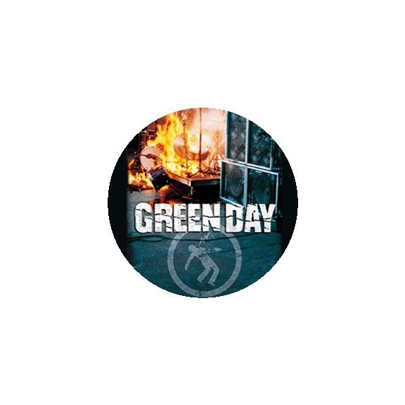 GREEN DAY: Fire (jelvény, 2,5 cm) GREEN DAY: Fire (jelvény, 2,5 cm)