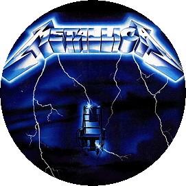 METALLICA: Ride The Lightning (jelvény, 2,5 cm)