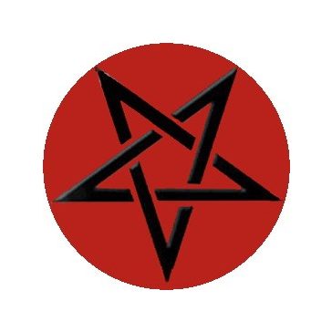 PENTAGRAM (jelvény, 2,5 cm)