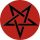 PENTAGRAM (jelvény, 2,5 cm)