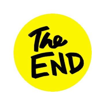 THE END (jelvény, 2,5 cm)