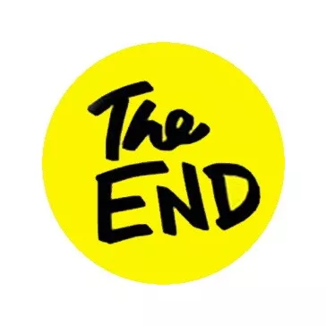 THE END (jelvény, 2,5 cm)