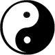 YIN YANG (jelvény, 2,5 cm)