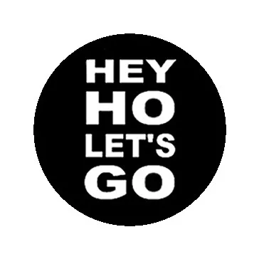 RAMONES: Hey Ho (jelvény, 2,5 cm)