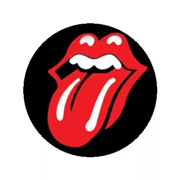 ROLLING STONES: Lips (jelvény, 2,5 cm)