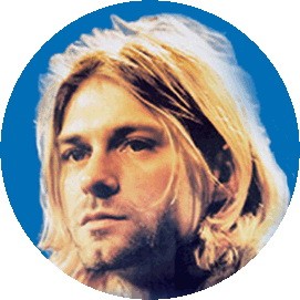 KURT COBAIN: Face (jelvény, 2,5 cm)
