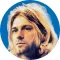 KURT COBAIN: Face (jelvény, 2,5 cm)