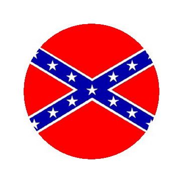 DÉLI ZÁSZLÓ (Confederate Flag) (jelvény, 2,5 cm)