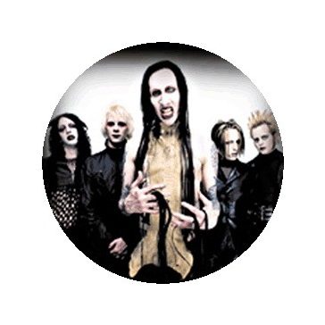 MARILYN MANSON: Group (jelvény, 2,5 cm)