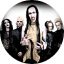 MARILYN MANSON: Group (jelvény, 2,5 cm)