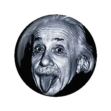 EINSTEIN (jelvény, 2,5 cm)