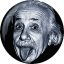 EINSTEIN (jelvény, 2,5 cm)