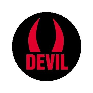 DEVIL (jelvény, 2,5 cm)