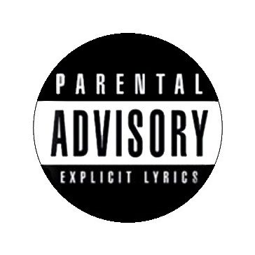 PARENTAL ADVISORY (jelvény, 2,5 cm)