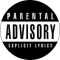 PARENTAL ADVISORY (jelvény, 2,5 cm)
