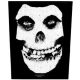MISFITS: Skull (hátfelvarró / backpatch)