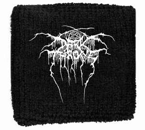 DARKTHRONE: Logo (frottír csuklószorító)