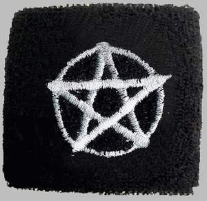 PENTAGRAM (frottír csuklószorító)