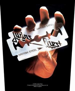 JUDAS PRIEST: British Steel (hátfelvarró / backpatch)