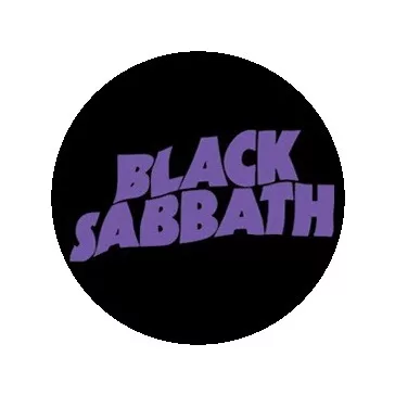 BLACK SABBATH: Master Logo (jelvény, 2,5 cm)