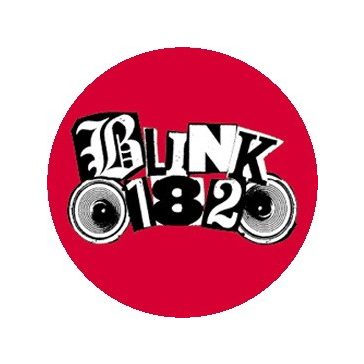 BLINK 182: Speaker Logo (jelvény, 2,5 cm)