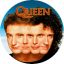 QUEEN: Faces (jelvény, 2,5 cm)