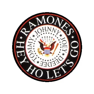 RAMONES: Logo (jelvény, 2,5 cm)