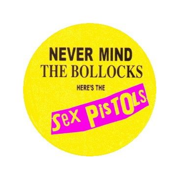 SEX PISTOLS: Never Mind (jelvény, 2,5 cm)