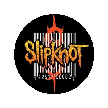 SLIPKNOT: Barcode (jelvény, 2,5 cm)