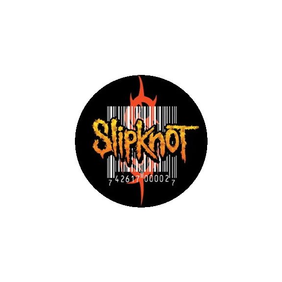 SLIPKNOT: Barcode (jelvény, 2,5 cm) SLIPKNOT: Barcode (jelvény, 2,5 cm)