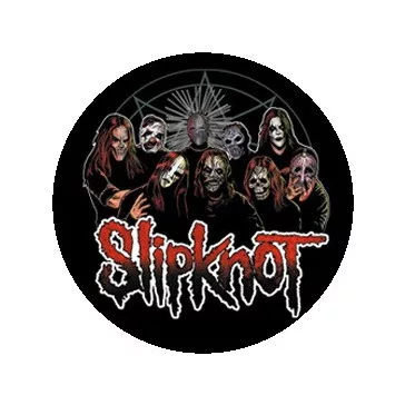 SLIPKNOT: Group (jelvény, 2,5 cm)