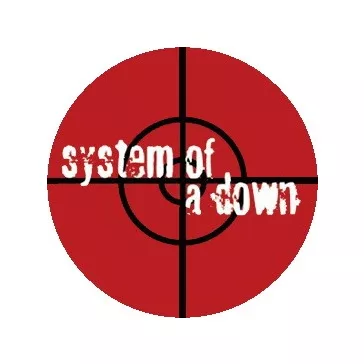 SYSTEM OF A DOWN: Target (jelvény, 2,5 cm)