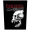 EXPLOITED: Bastard Skull (hátfelvarró / backpatch)