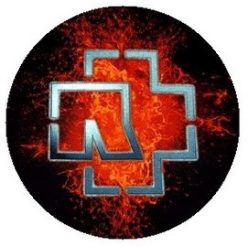 RAMMSTEIN: Lava (jelvény, 2,5 cm)