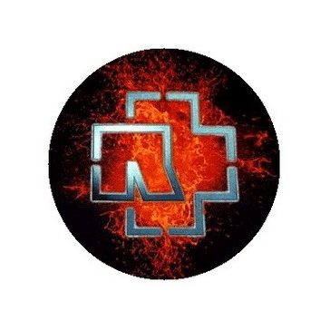 RAMMSTEIN: Lava (jelvény, 2,5 cm)