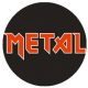 METAL (jelvény, 2,5 cm)