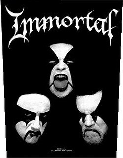 IMMORTAL: Faces (hátfelvarró / backpatch)