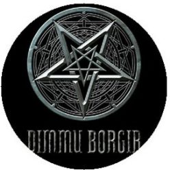 DIMMU BORGIR: Logo (jelvény, 2,5 cm)