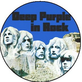 DEEP PURPLE: In Rock (jelvény, 2,5 cm)
