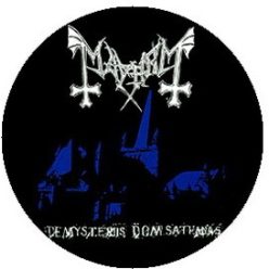 MAYHEM: De Mysteriis (jelvény, 2,5 cm)