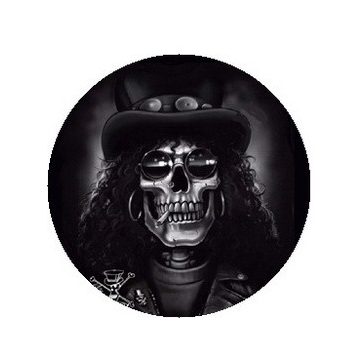 SLASH: Skull (jelvény, 2,5 cm)