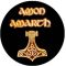 AMON AMARTH: Logo (jelvény, 2,5 cm)