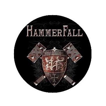 HAMMERFALL: Steel Meets (jelvény, 2,5 cm)