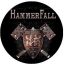 HAMMERFALL: Steel Meets (jelvény, 2,5 cm)