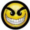 SMILEY: Gonosz (jelvény, 2,5 cm)