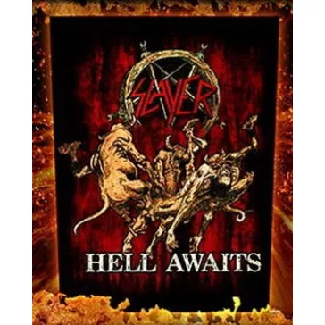 SLAYER: Hell Awaits (hátfelvarró / backpatch)