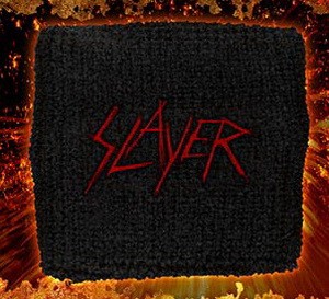 SLAYER: Logo (frottír csuklószorító)
