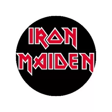 IRON MAIDEN: Logo (jelvény, 2,5 cm)